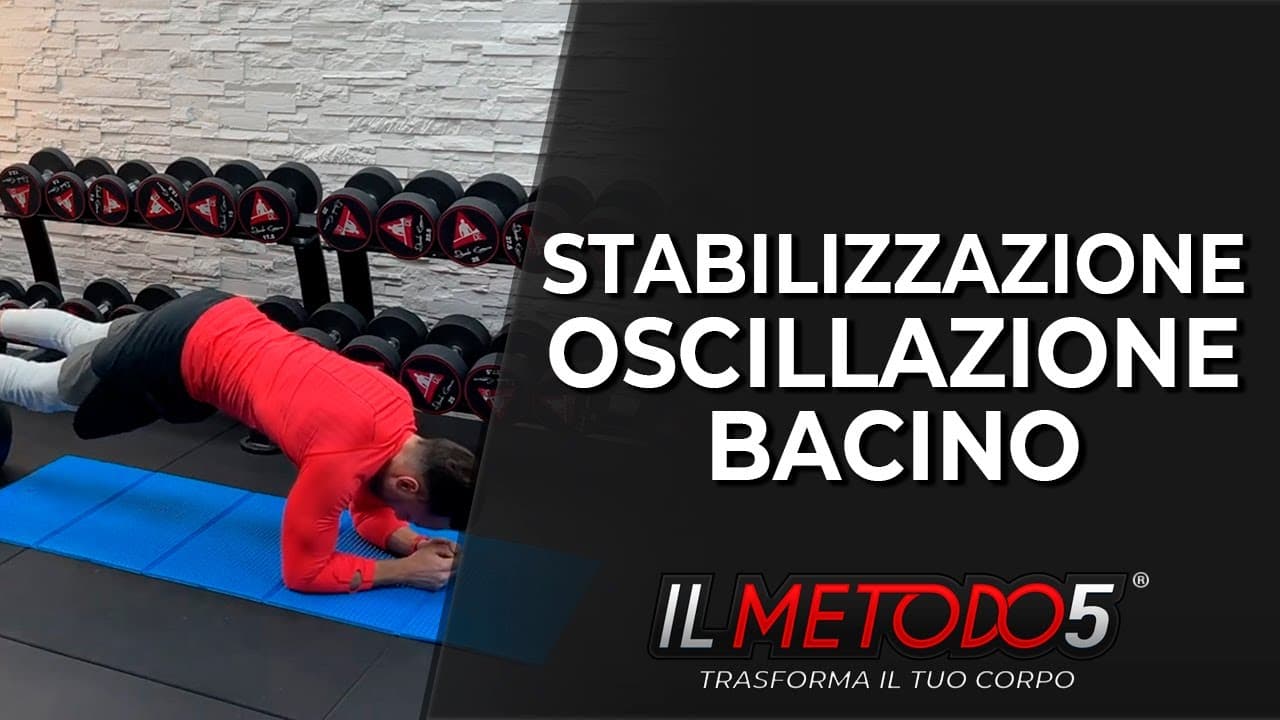 Stabilizzazione prona con oscillazione bacino | Plank